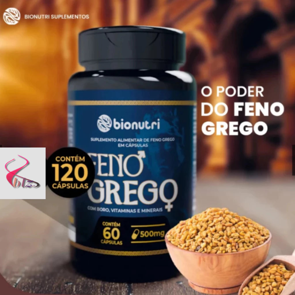 FENO GREGO 100% NATURAL - 500Mg