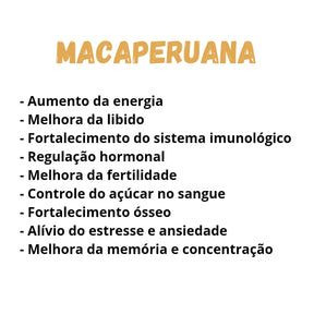 MACA PERUANA 100% NATURAL