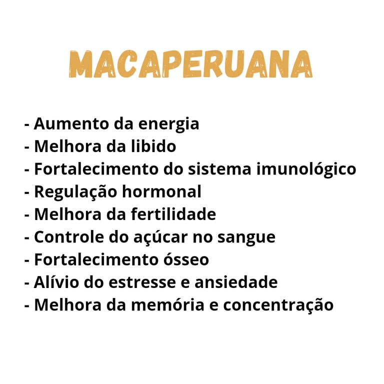 MACA PERUANA 100% NATURAL